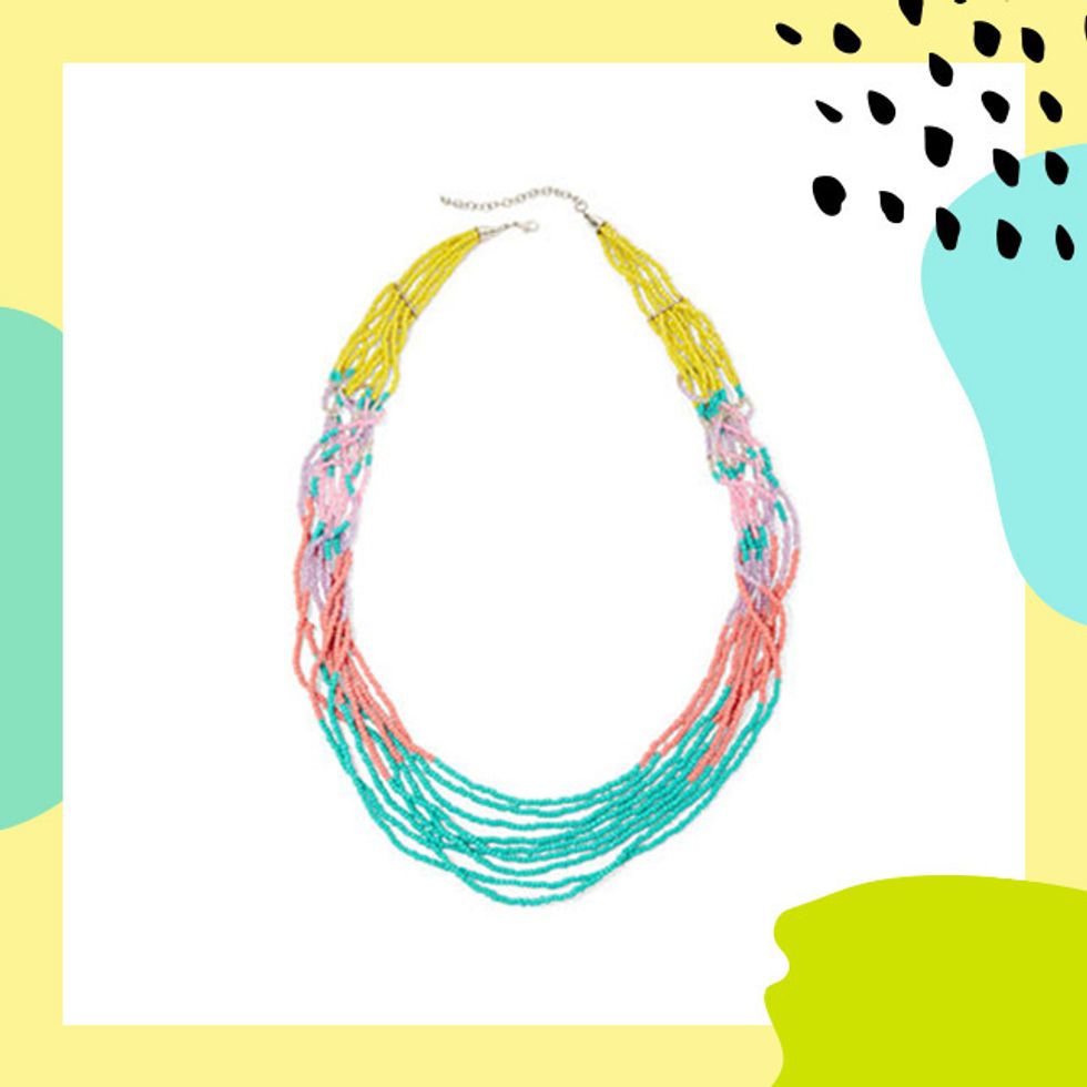 3. Colorful Seed Bead Necklace ($13.20): You know we like things as colorful as possible, so a selection like this should be no surprise.