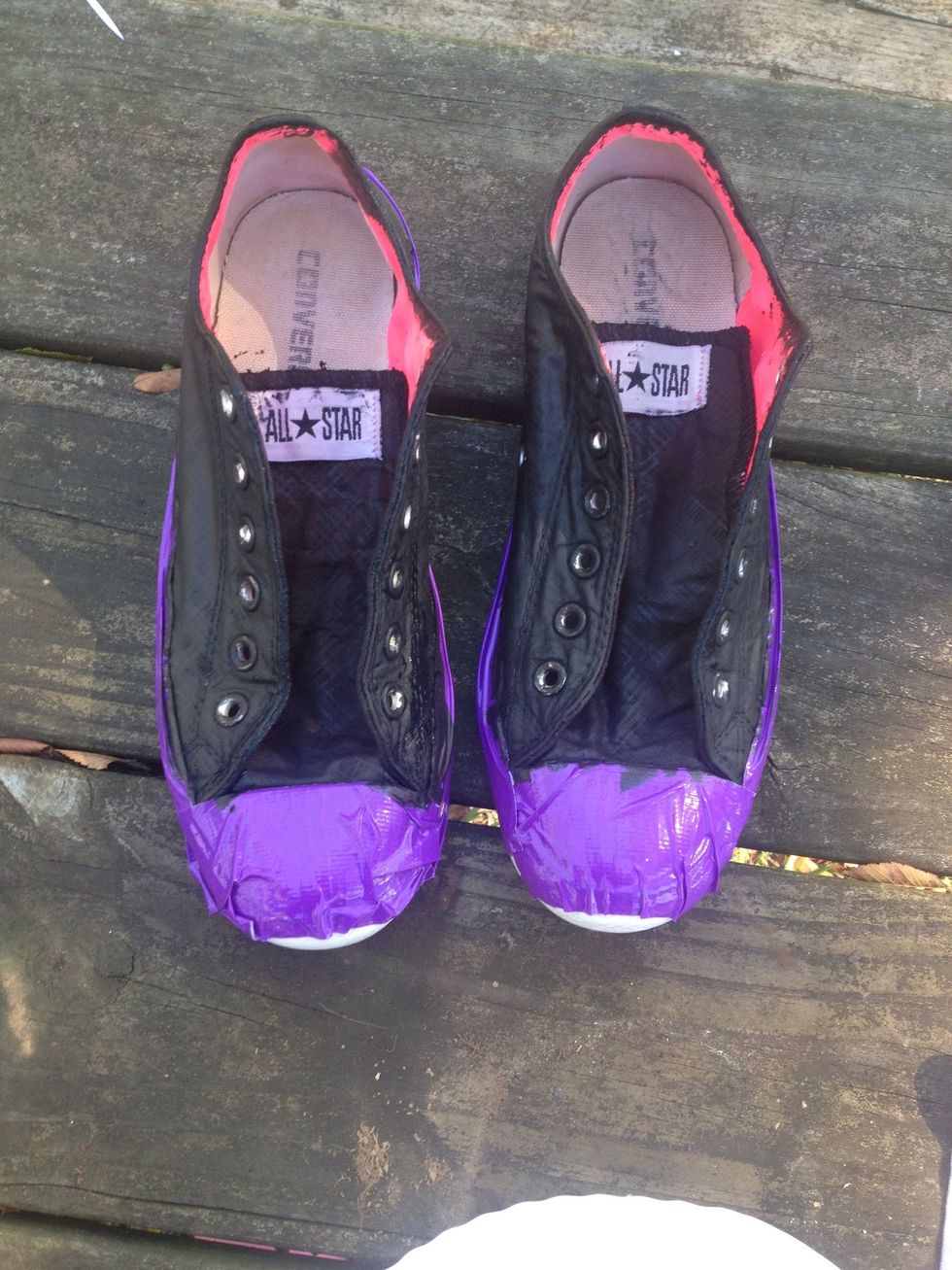 3. Cover edges with duct tape to avoid mistakes