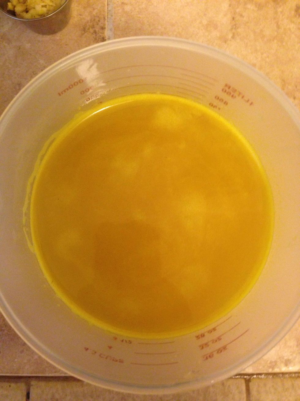 3 cups Better Than Bullion "Chicken" broth.