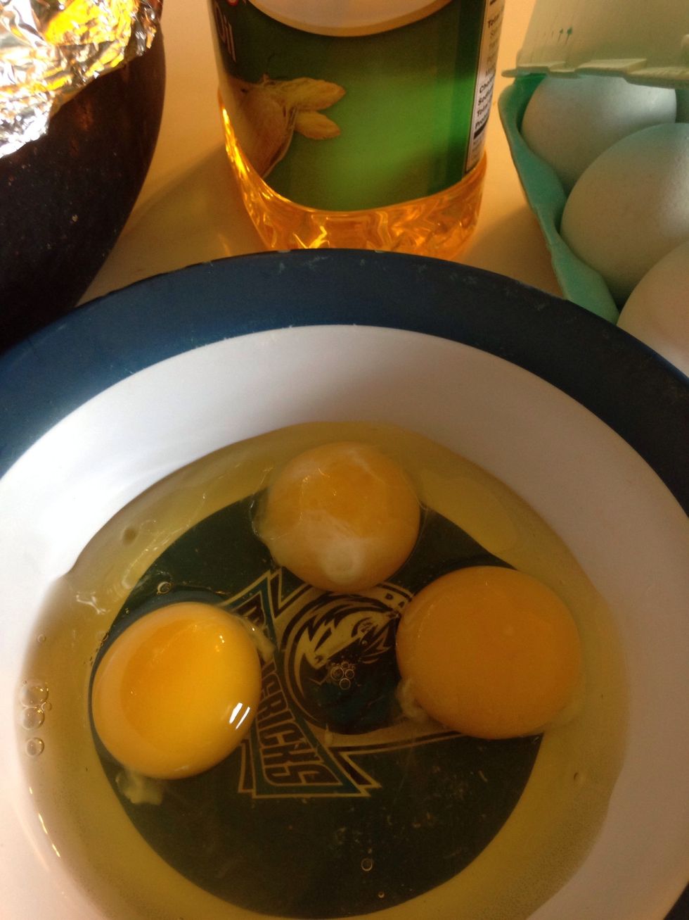 3 eggs