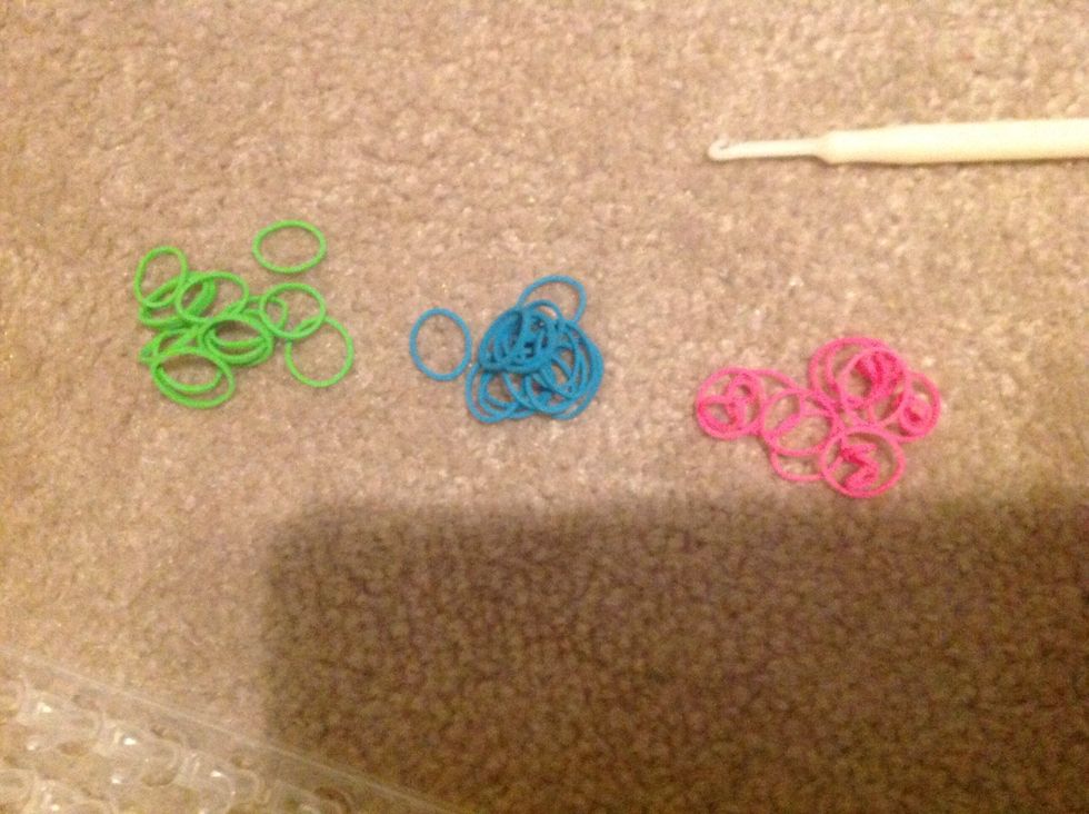 3 kinds of colors of your choice