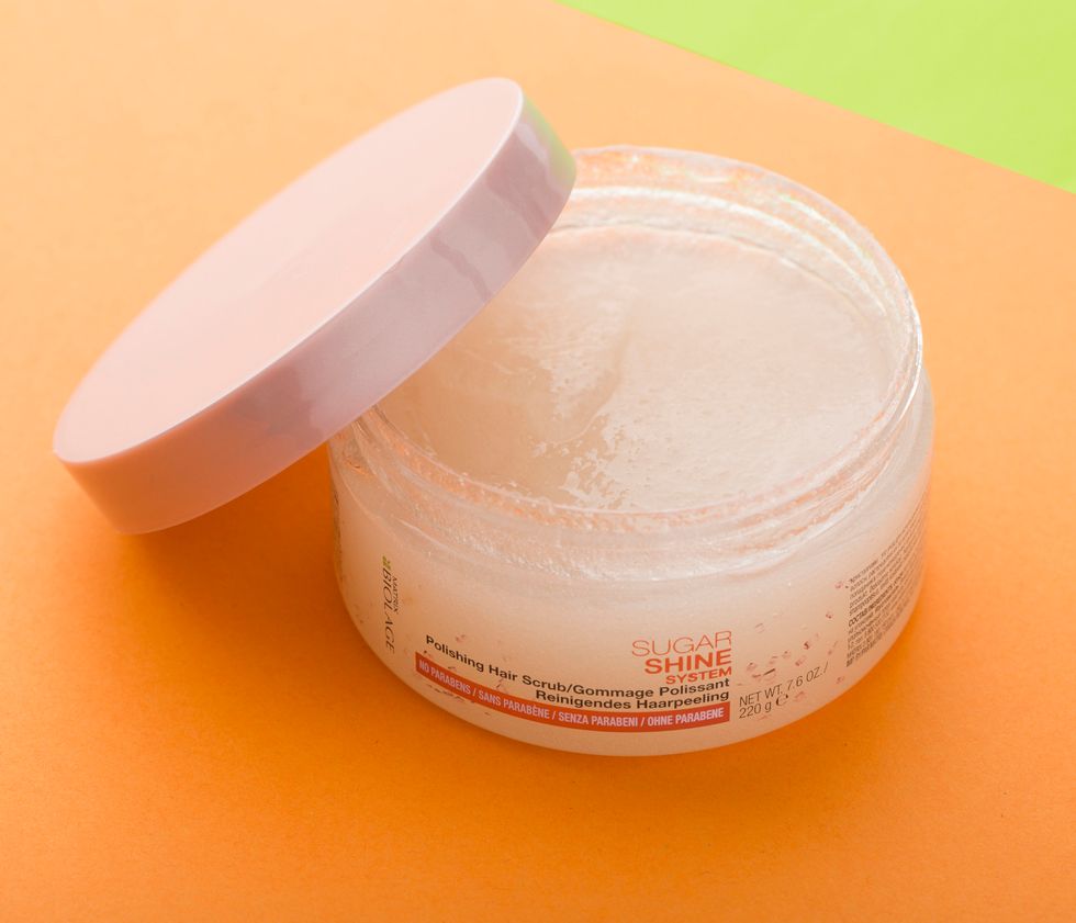 3. Matrix Biolage Sugar Shine Polishing Hair Scrub ($15.41): This sugar shine hair scrub is a pre-shampoo treatment designed to work remove impurities and create brilliant shine.