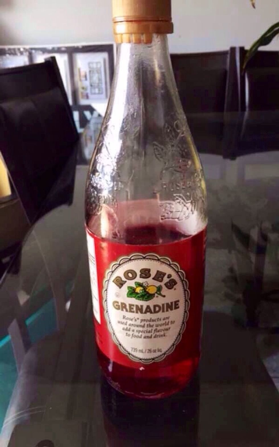 #3. Next add in 1-2 tablespoons of grenadine.