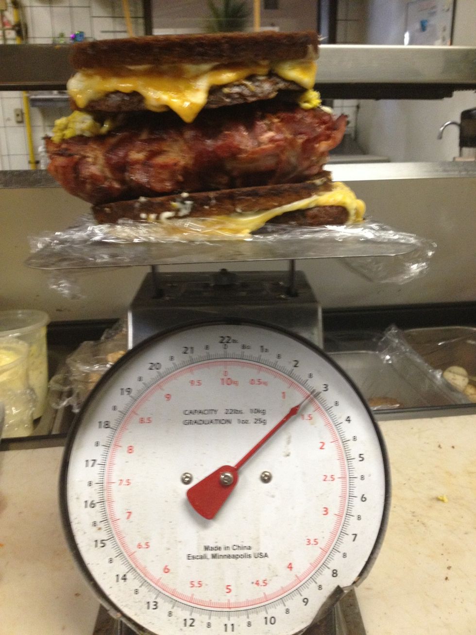 3 pounds of manly greasy goodness