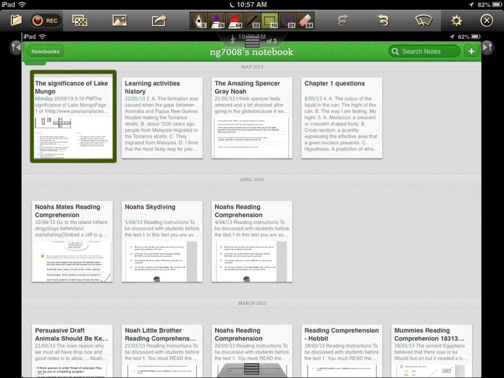 3. Select the peace of work you want to export