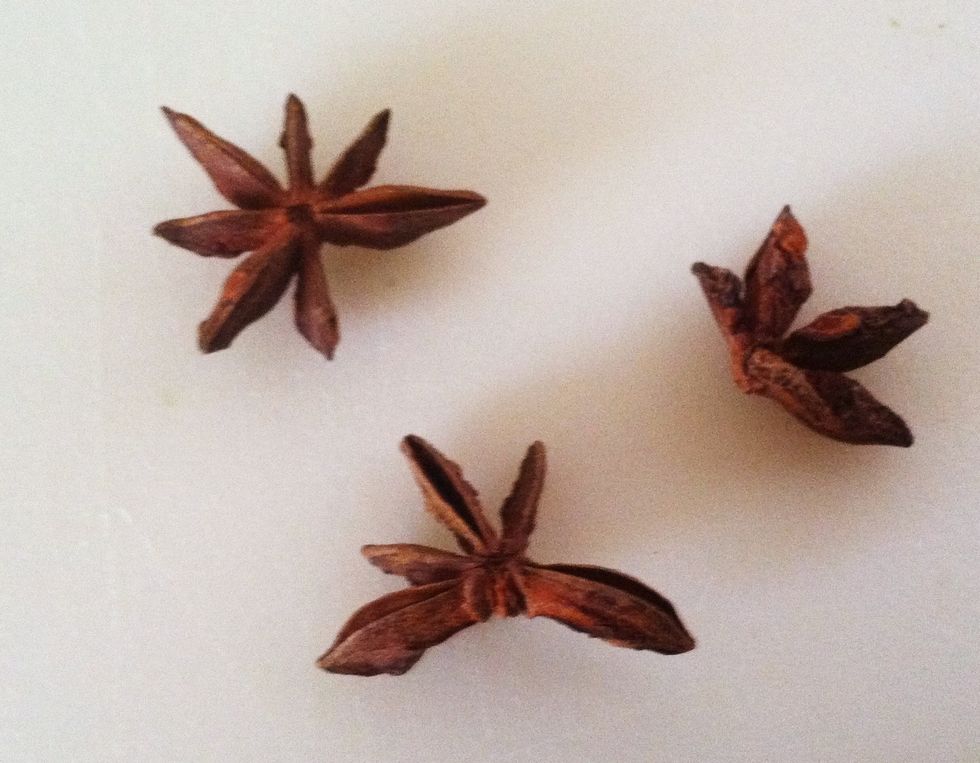 3 star of anise.