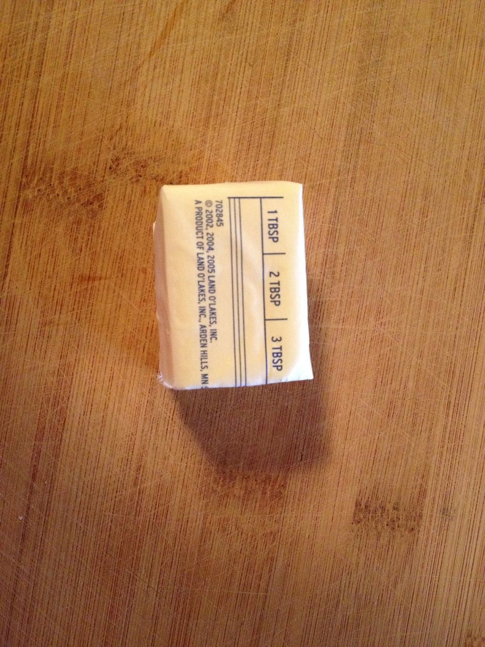 3 tablespoon of butter