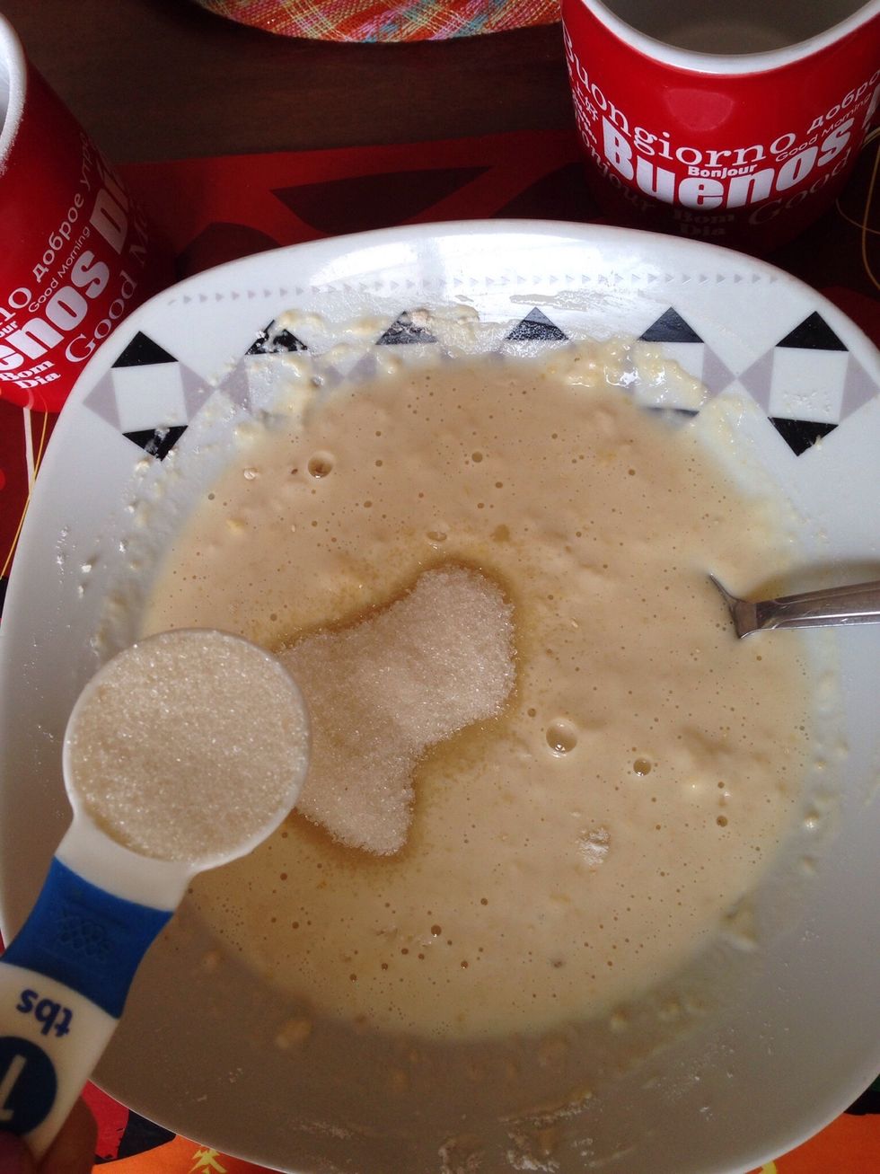 3 tbs of sugar