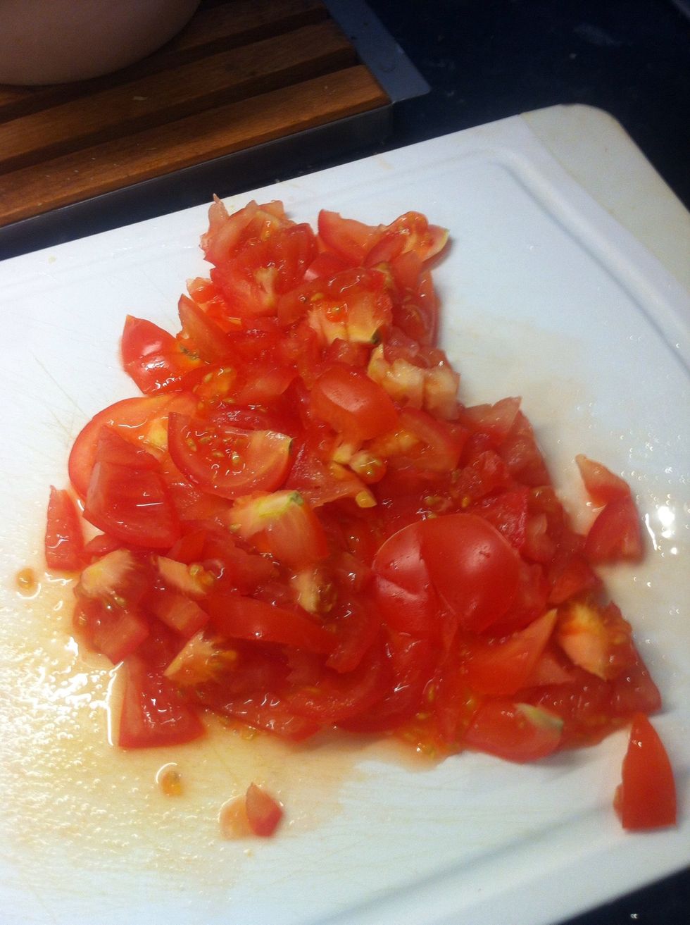 3 tomato add them with the mince