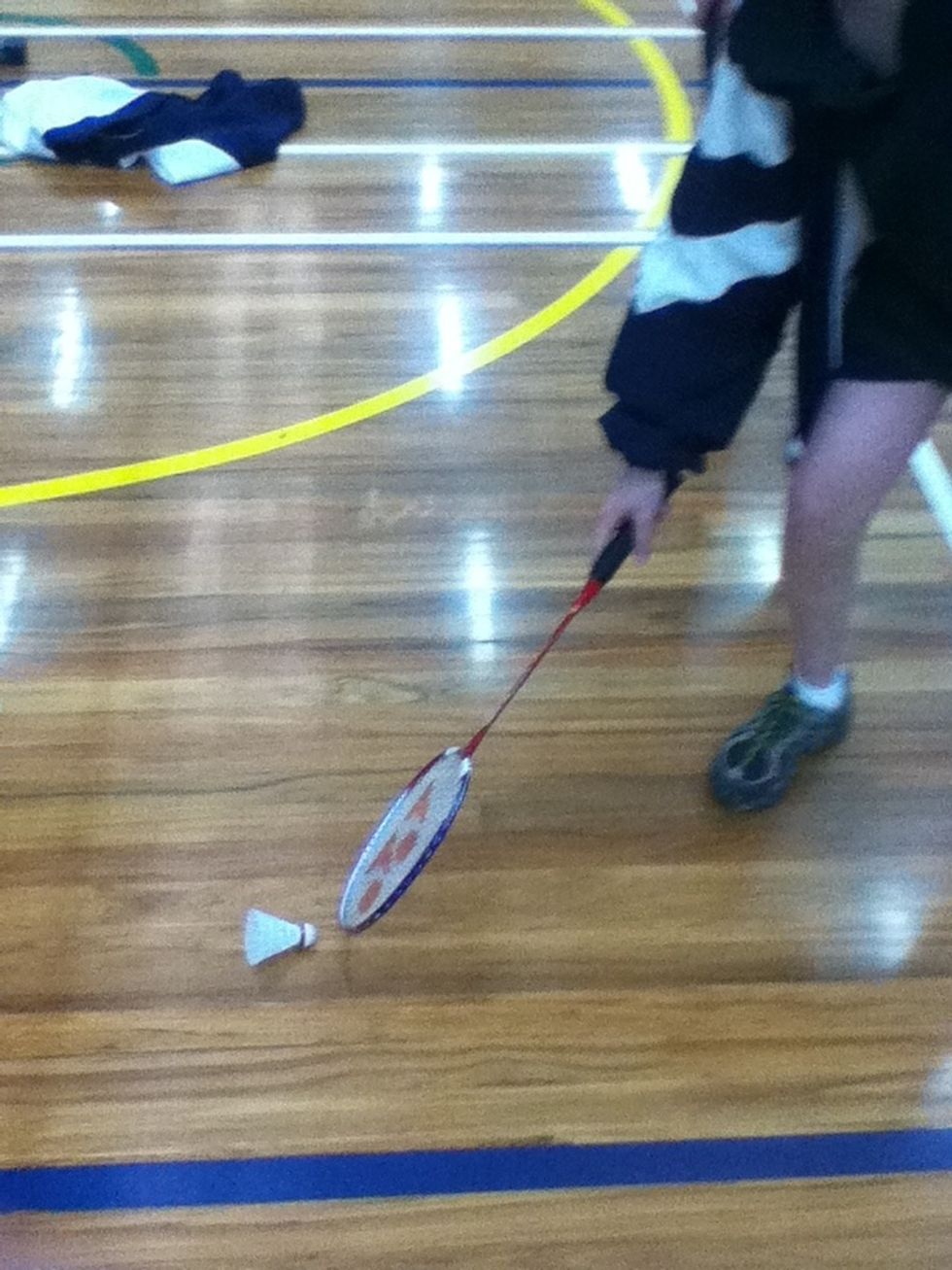 3. You have to serve diagonal and if you get a point from your serve, the server swaps sides on their own half and carries on serving.