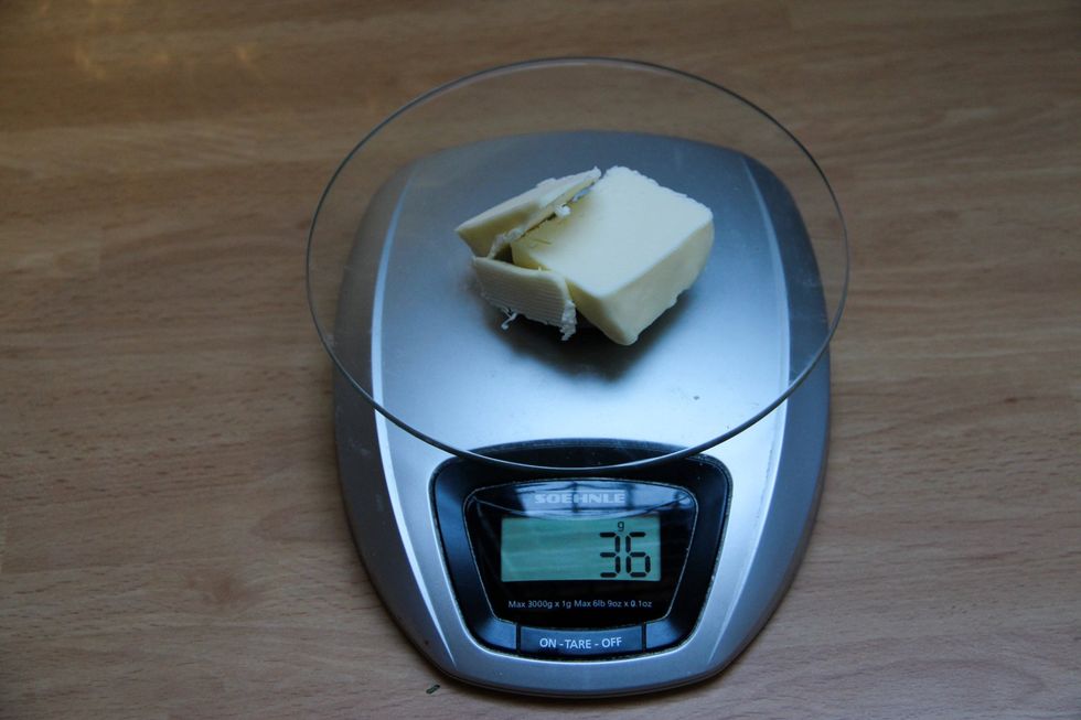 35 grams of butter