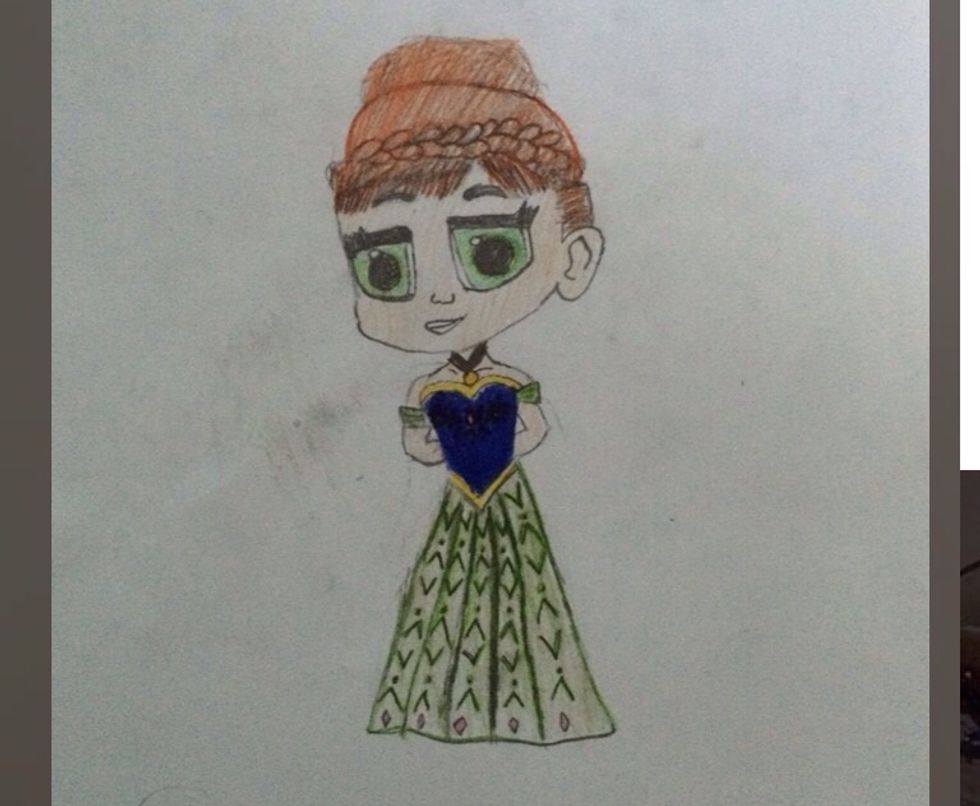 3rd place is Annika !!! Great coronation Anna from frozen  and your prize is a follow 3 likes and becoming snap guide Besties!!!!