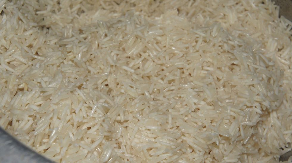 4.5 cups of Basmati Rice.