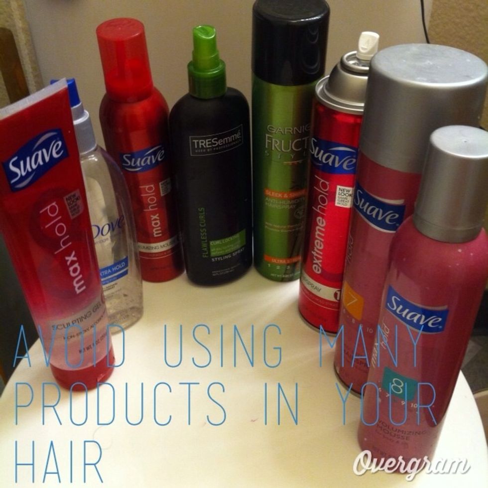 4 avoid using may products