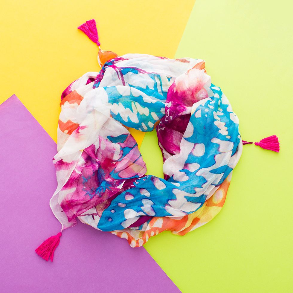 4. Butterfly Floral Scarf ($14.99): This tasseled floral scarf is just the thing to mix up mom\u2019s look, in a modern, fresh and spring-inspired way.