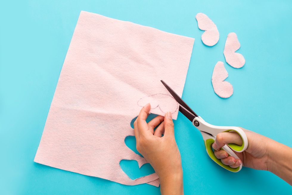 4. Cut out your shapes.