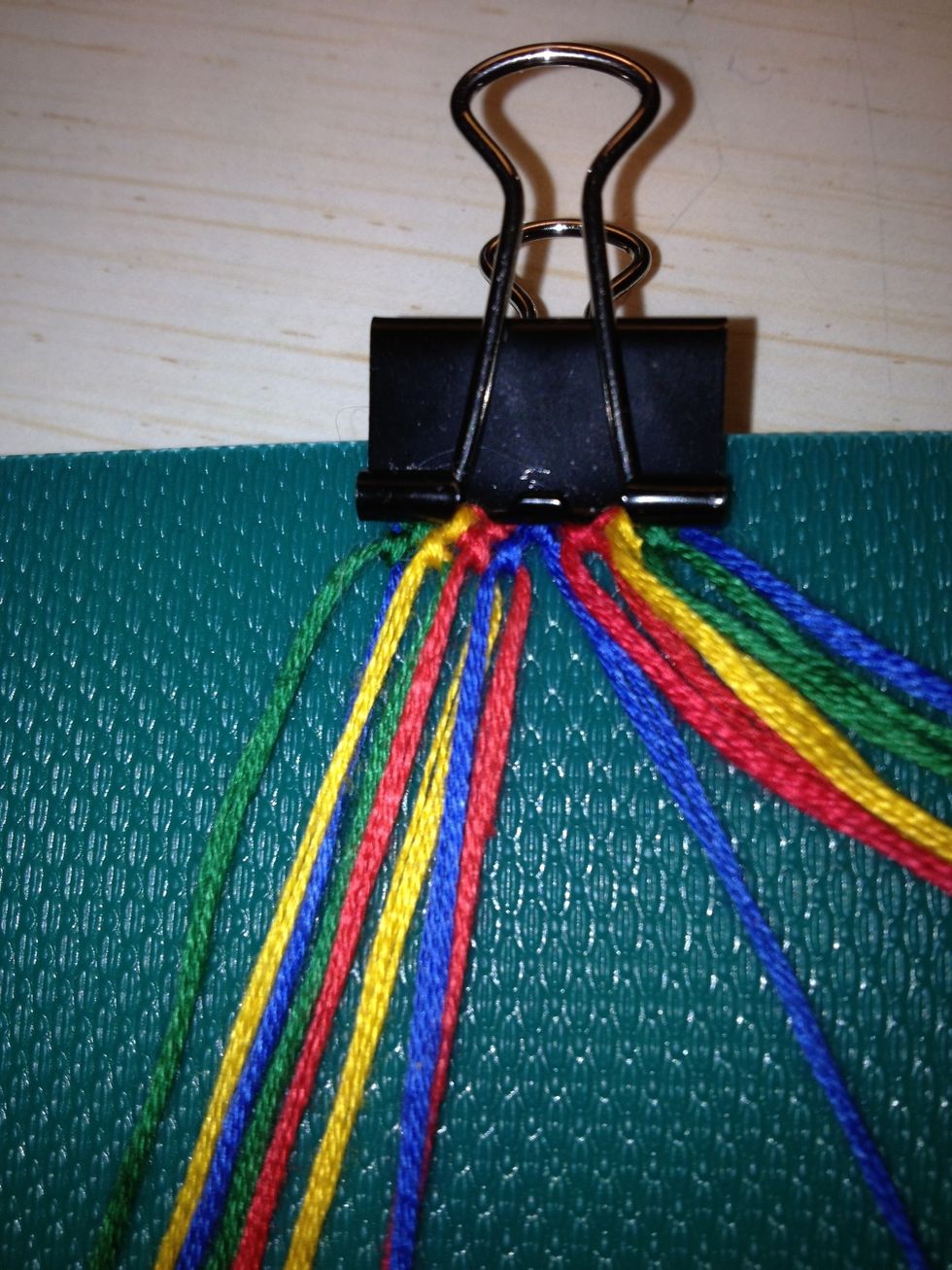 4 double left knots.