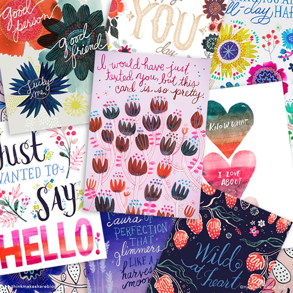 4. For the artistic friend: Everyone appreciates pretty things, but for your friend who makes AND loves pretty things, send her these colorful, hand-illustrated cards. http://bit.ly/2cV5yHN