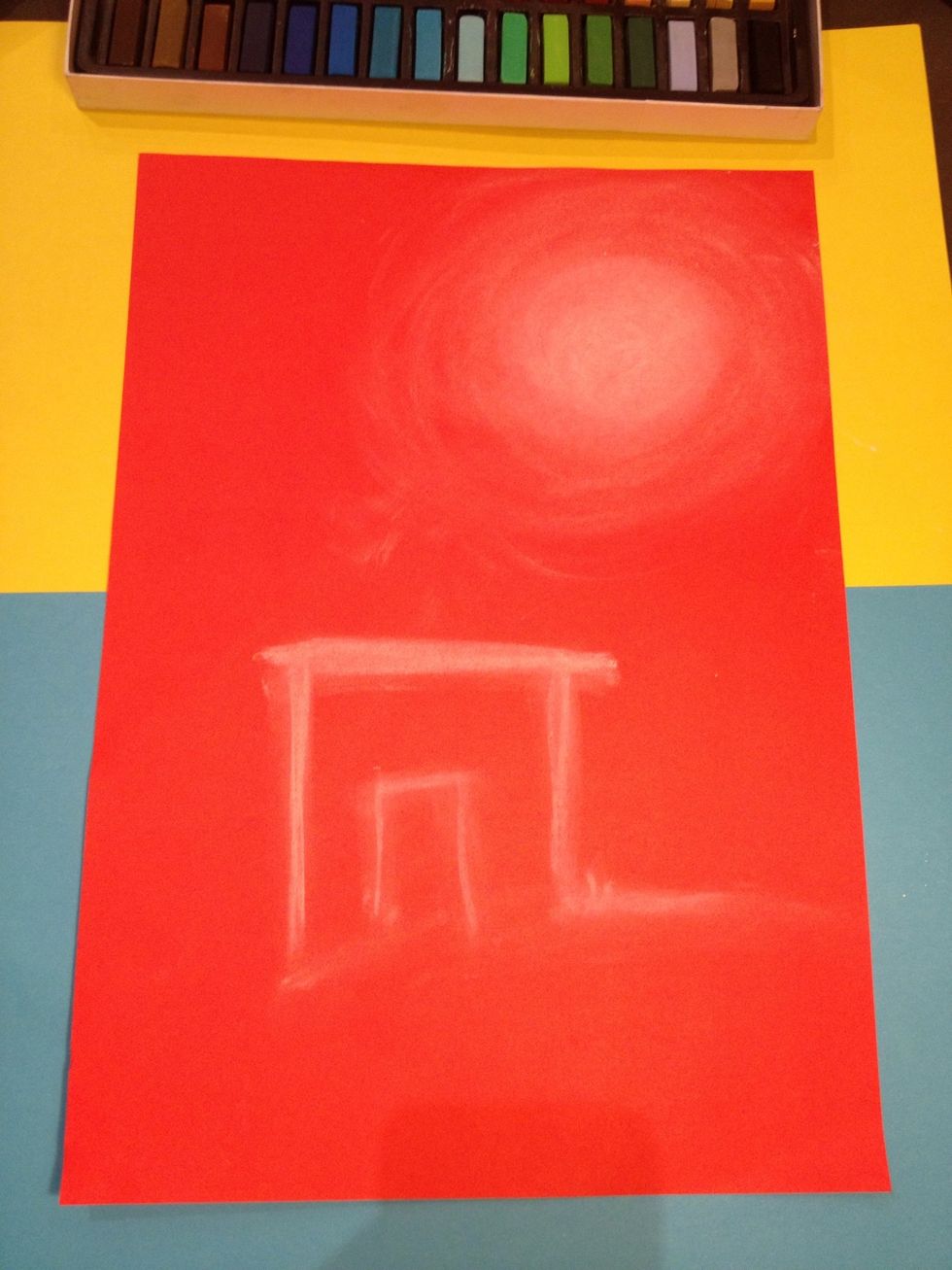 4. I can draw something that I liked at the bottom of the sheet and can leave it empty