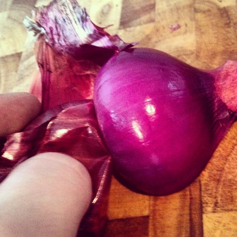 4. Pull the skin straight off the base