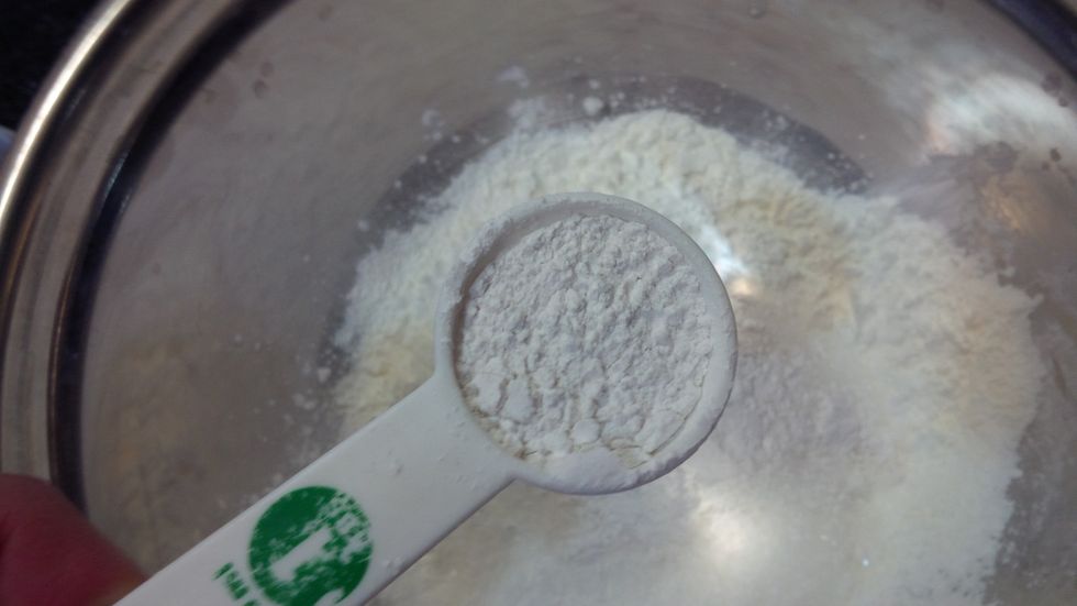 4 tbsp Cream of Tartar. (can be found in the spice area of Bulk Barn)