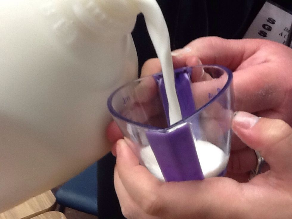 4 to 6 tsp of milk