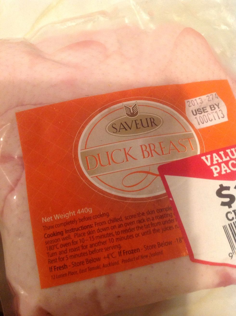 440gr duck breast for this recipe