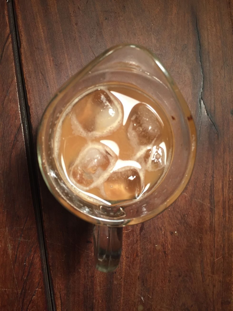 5)Add your ice and then let it chill in the fridge for about 45 minutes. Then you are ready to go!