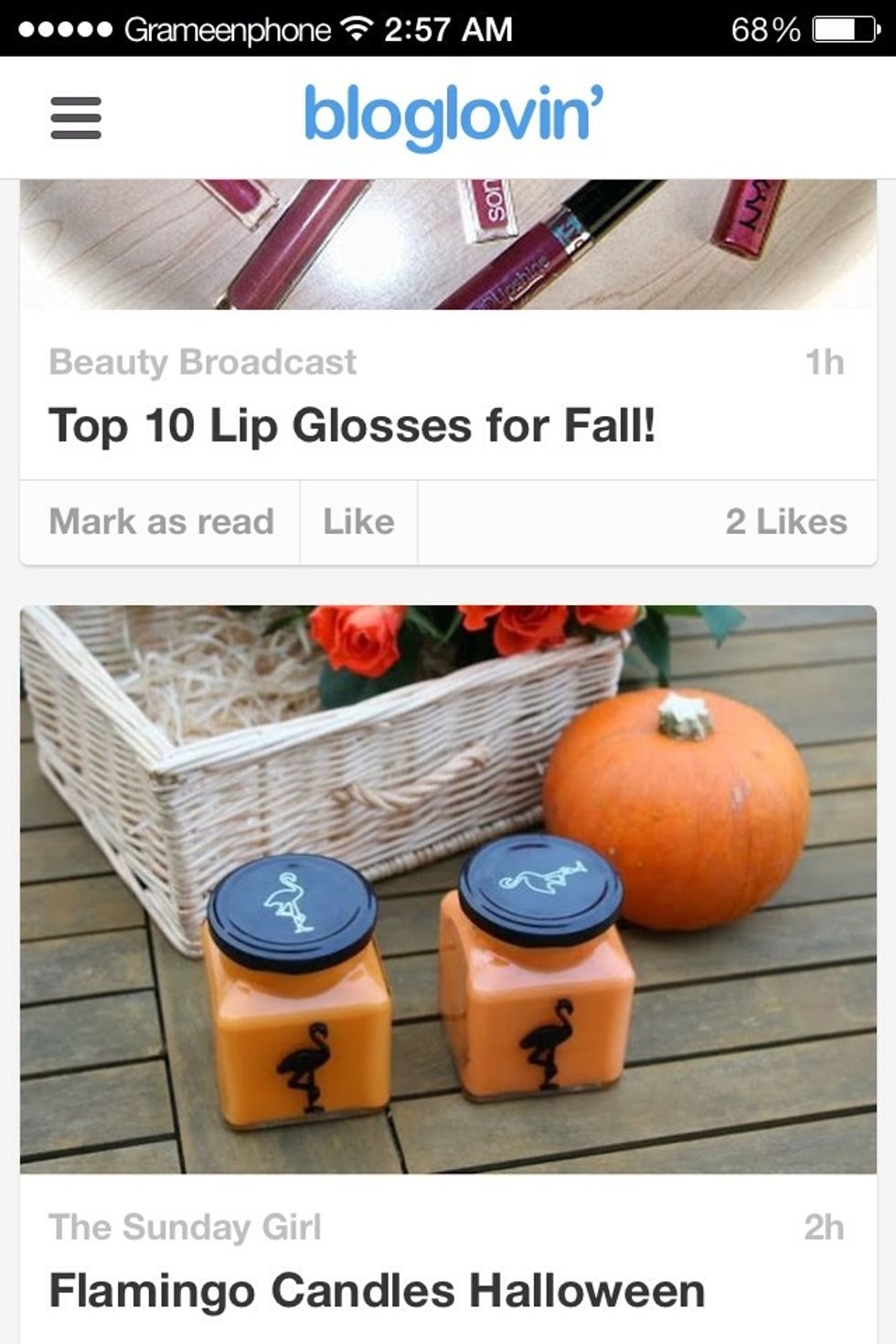 5. 'Bloglovin' Follow all your favorite bloggers in one window by using this app. Updates you immediately about any new post by your favorite bloggers. Plus this allows you to add your own blog.