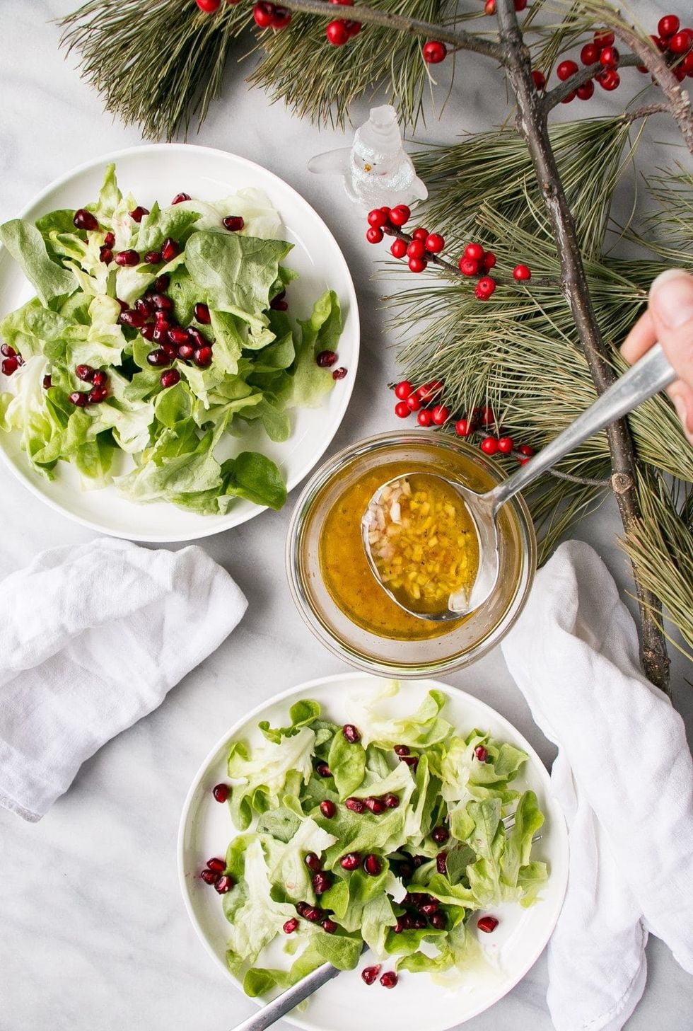 5-Ingredient Christmas Salad Dinner Idea