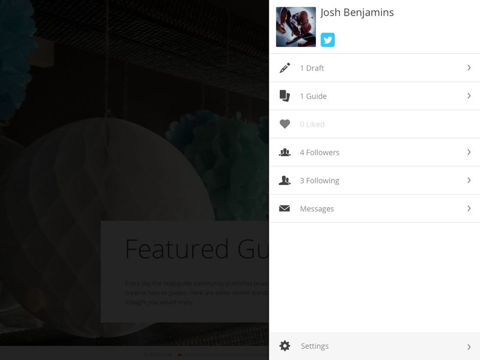 5. Once you've signed in, this is what you'll see afterwards