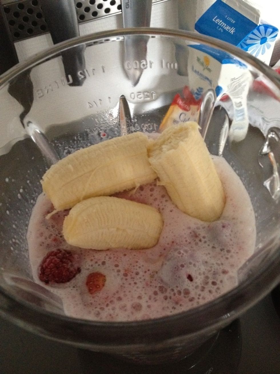 5 step ( if you like) : you Can also put banana in, if you like it!