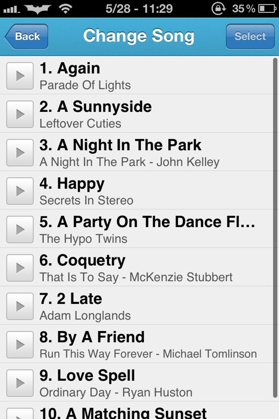 5) you will pick a song that will play when you watch the slideshow