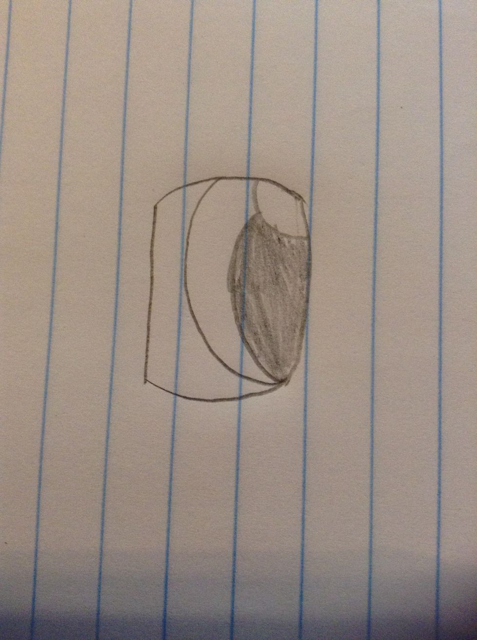 6 color the smaller oval shape, not the smallest one