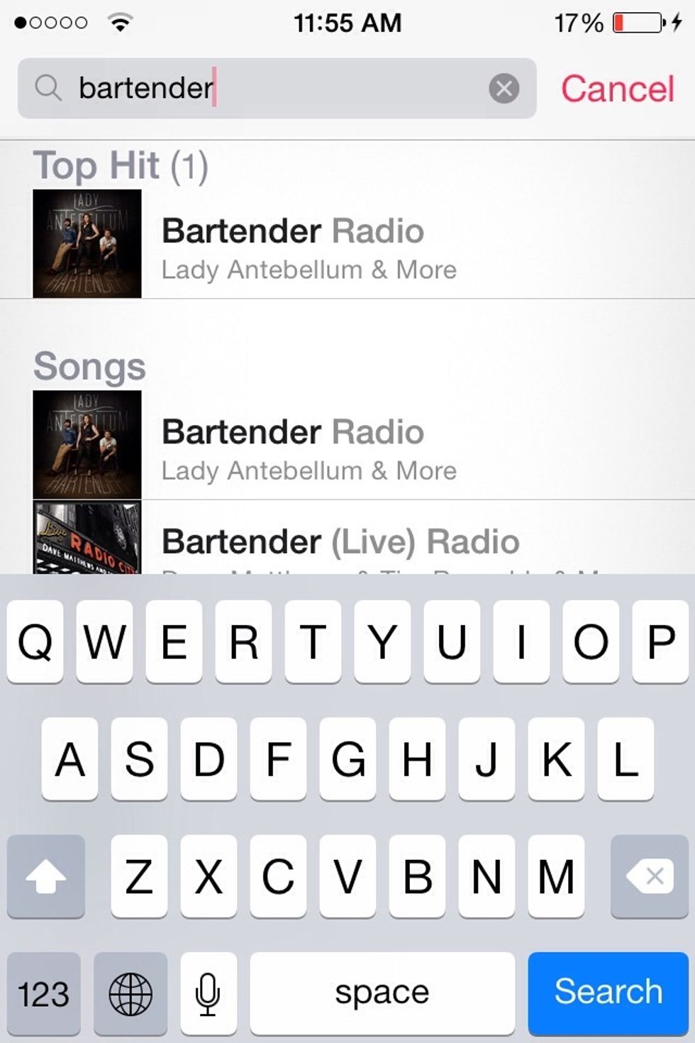 6. I love country music