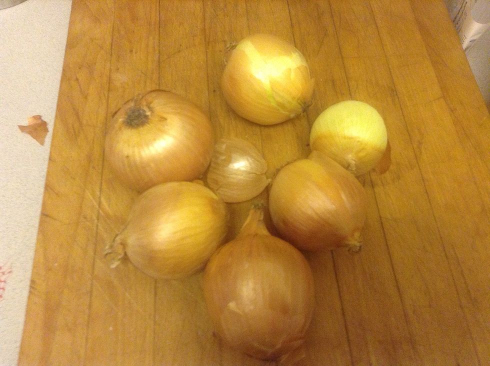 6 onions