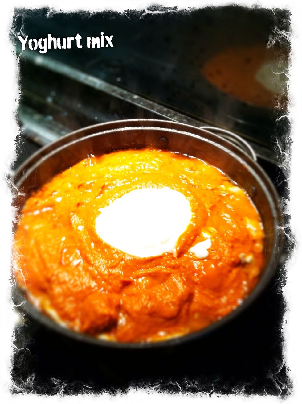 6 Stir in the yogurt (I swirl mine through it, rather than mix it in completely)with half of the chopped coriander and serve, garnishing with the remaining coriander.