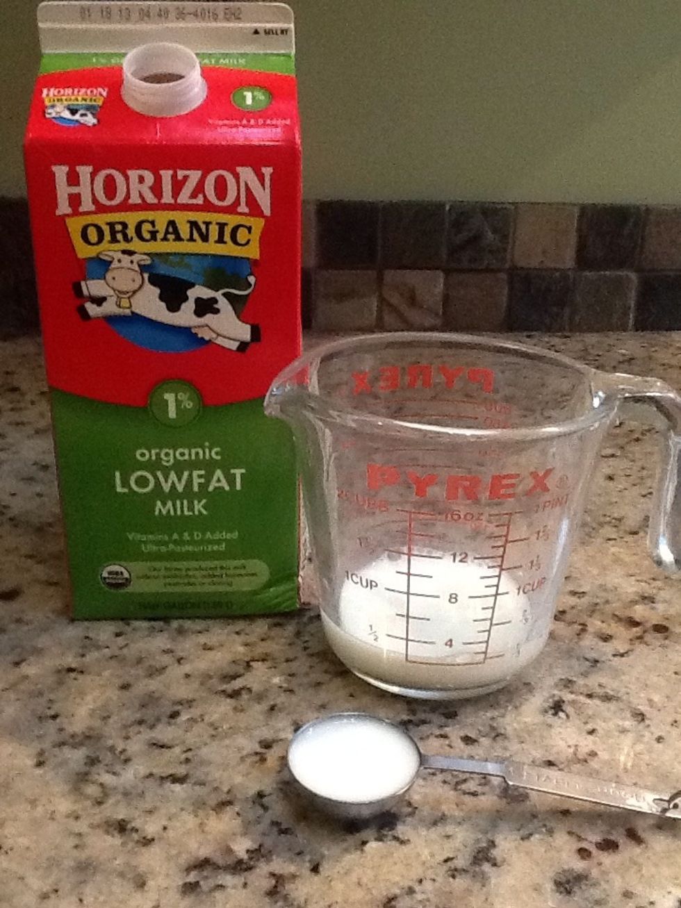 6 Tbsp of milk