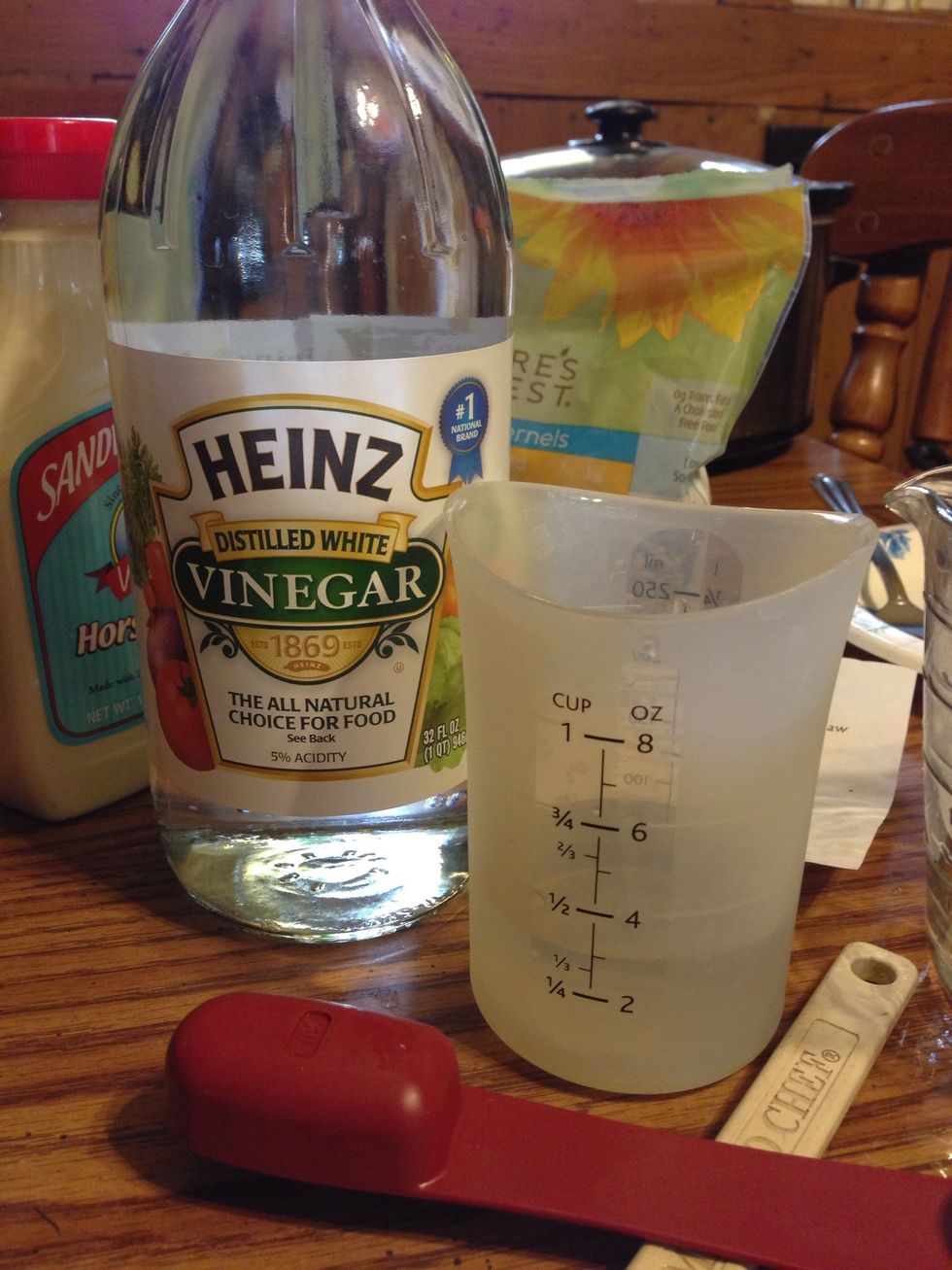 6 tbsp white vinegar