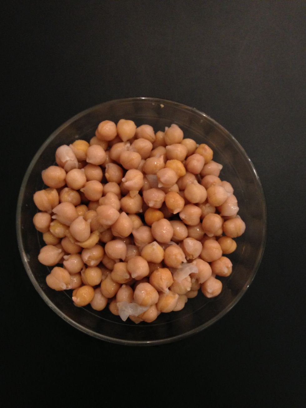 600 gm boiled or u can open a jar or a can. Sometimes I do on emergency