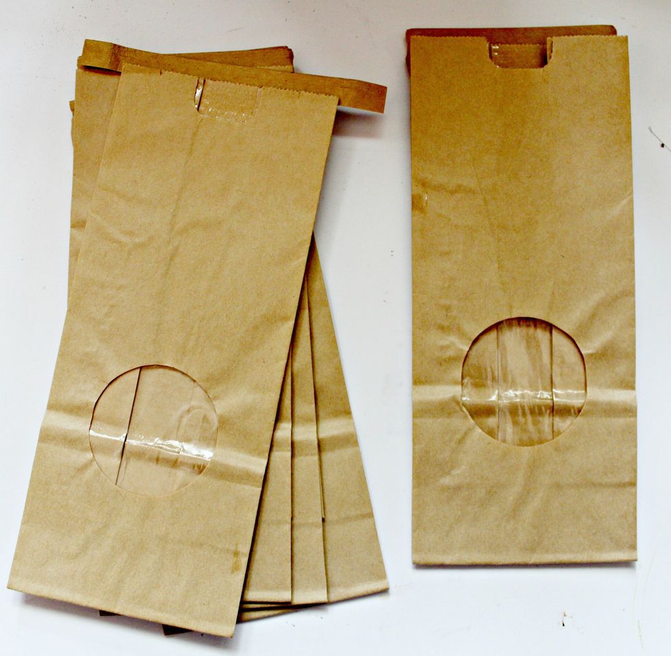 7 3/4" Uline Kraft Bakery Bags to decorate
