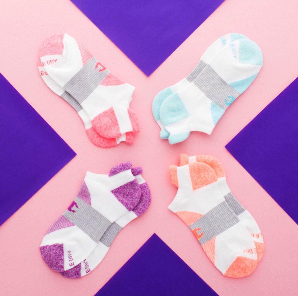 7. Cozy Cushioned Socks ($12.75 for 4-pack): Finally, keep her tootsies warm and cozy with this set of four colorful ankle socks.