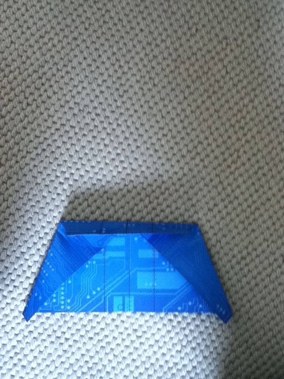 7: fold down the top again