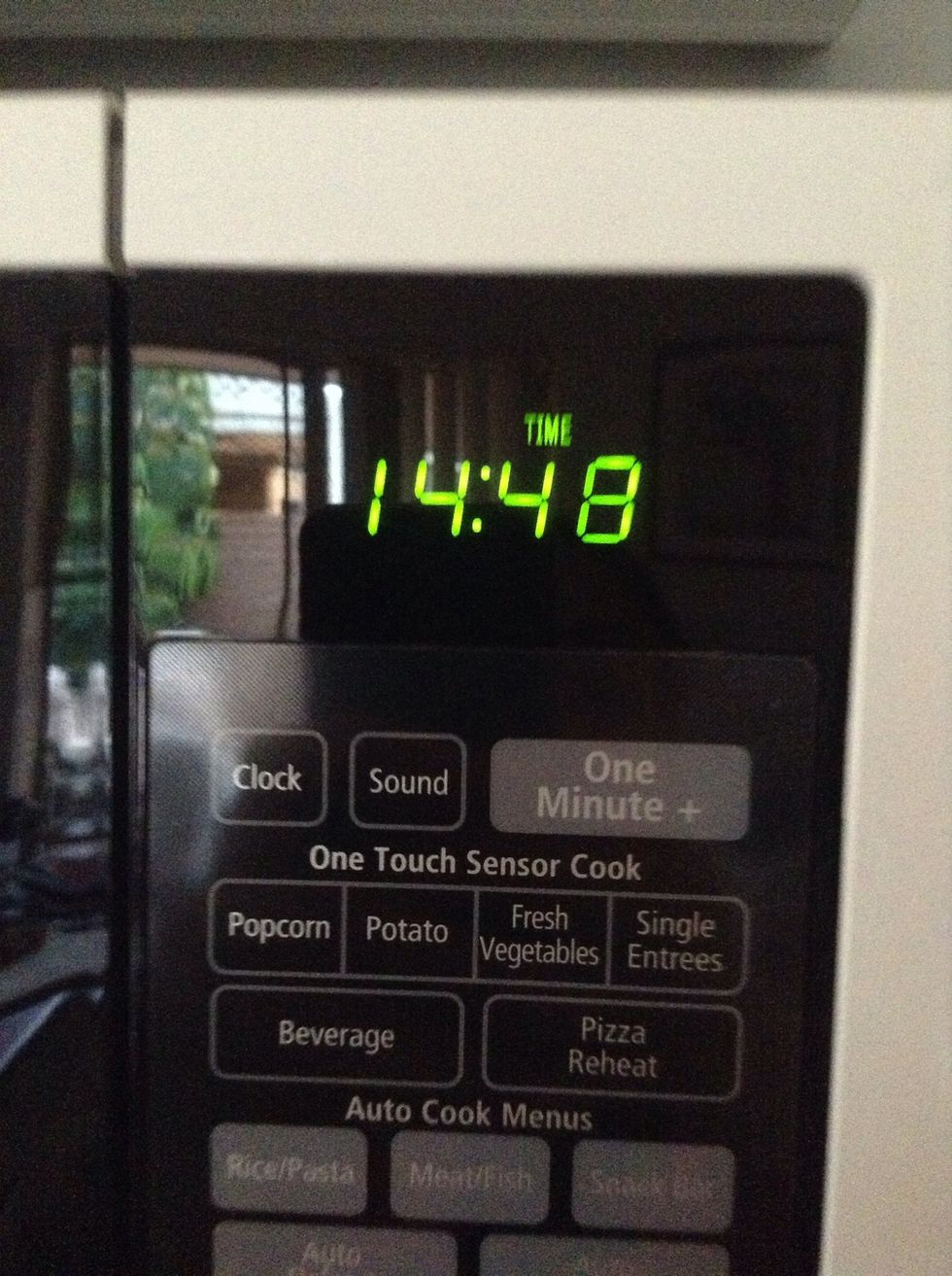 7.) Set the timer for 15 minutes. (Note the time will vary with different ovens, my total time was about 30 minutes)