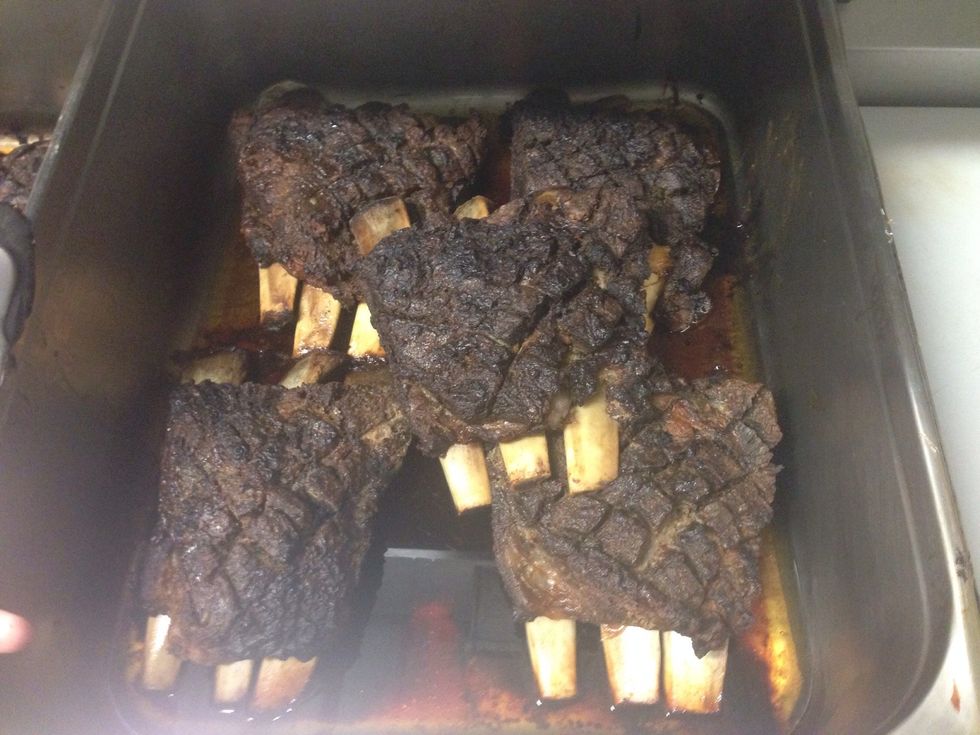 8 hours later, they are ready, they look like burn, but it's just a little bit dry