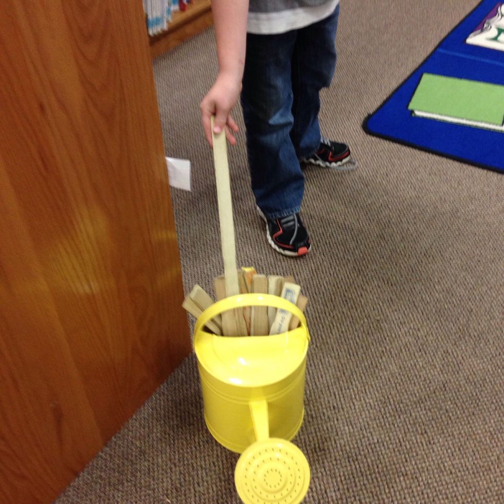 8. If you want the book, remove your shelf marker and return it to the can.