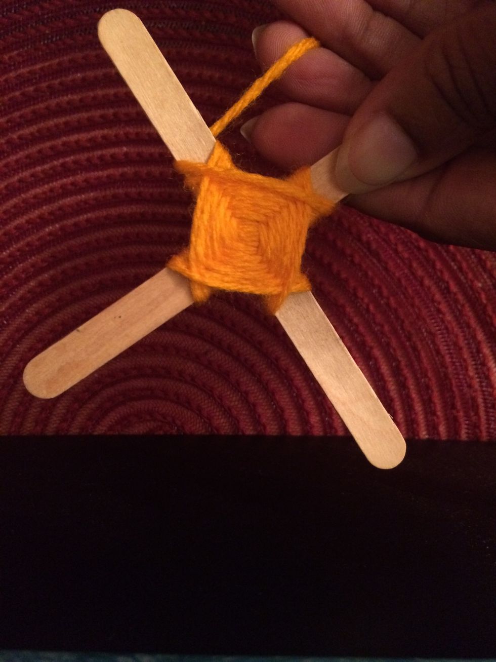 8. Your pattern should look like this.
