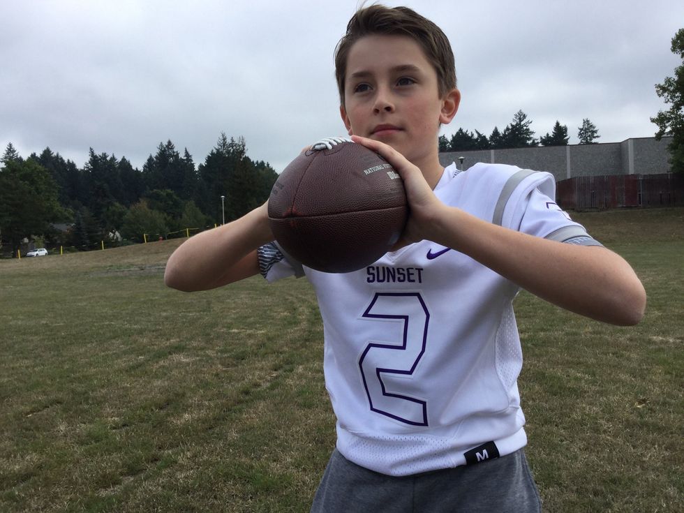 9. As the ball hits your hands tighten your grip on the ball.