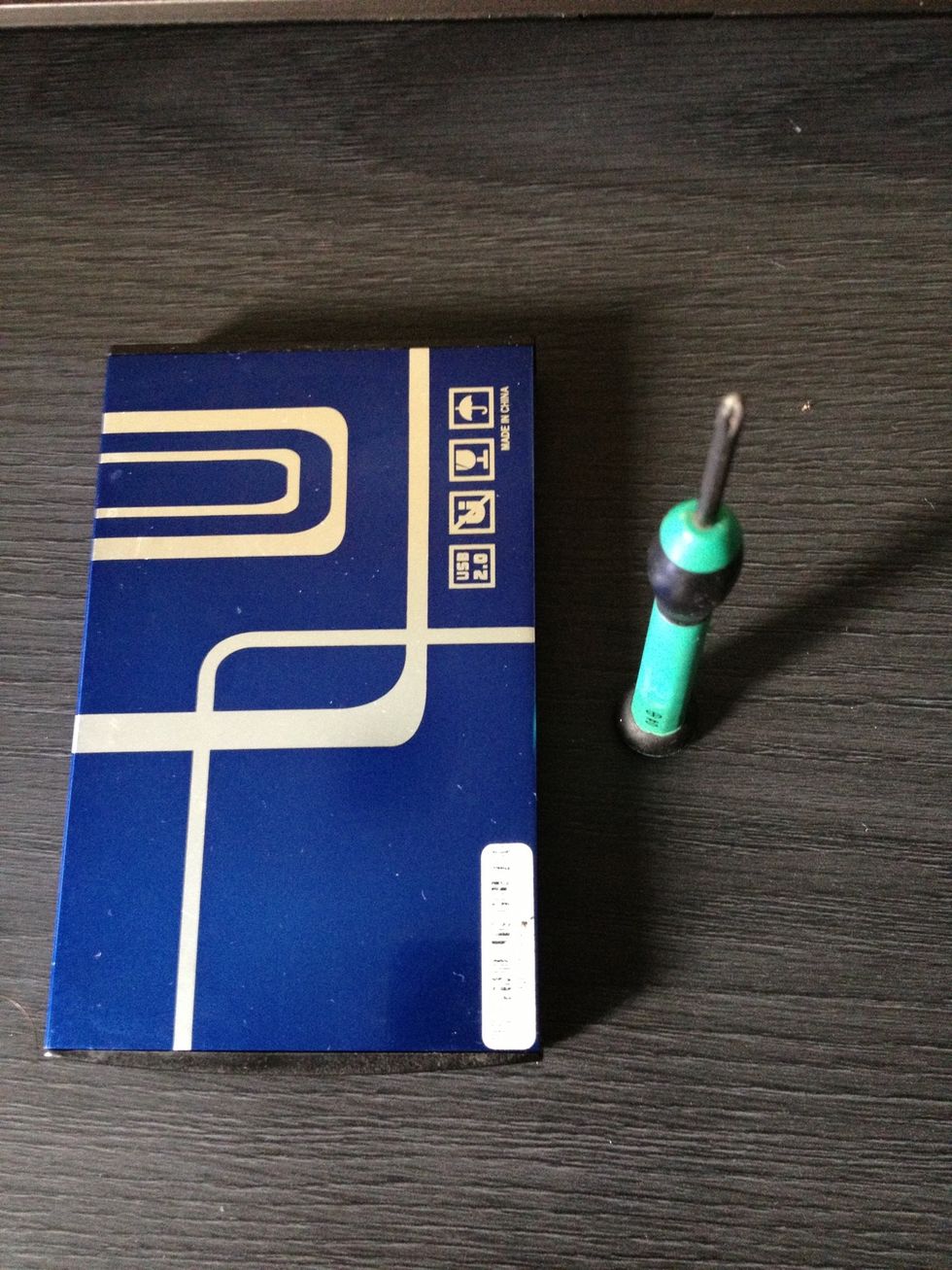 A #0 Cross head screwdriver