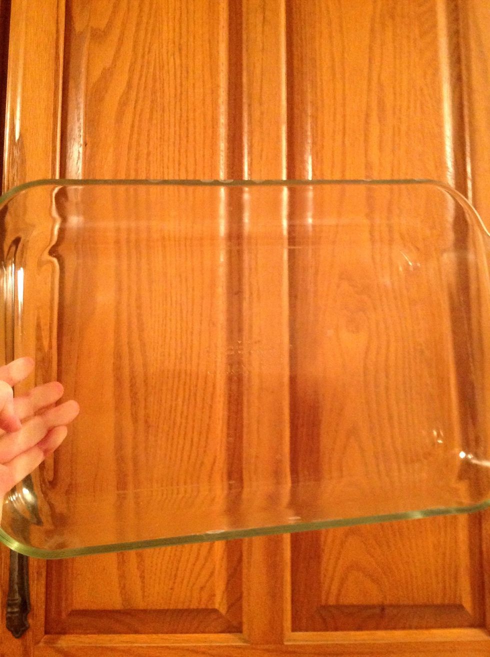 A 13x9 Pyrex pan
